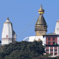 distance view of swayambhunath