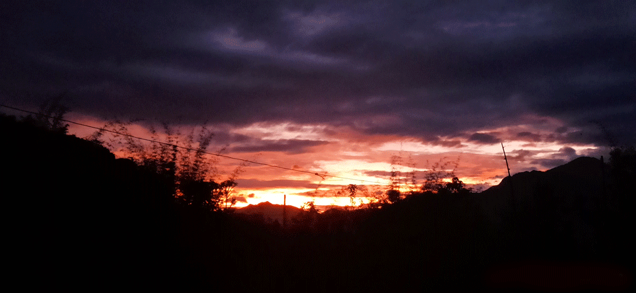 Sunset from Sandakpur