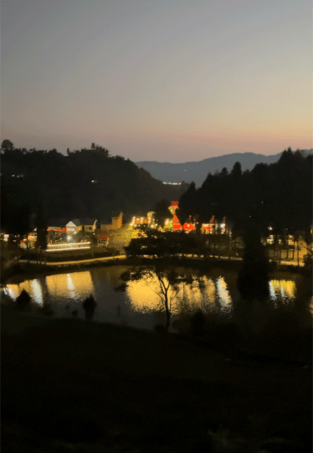 night view in antu ilam