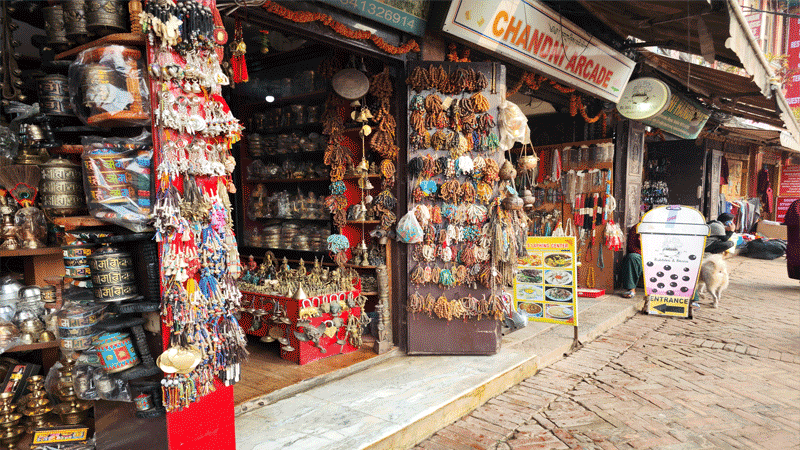 Souvenir Shop at Boudha