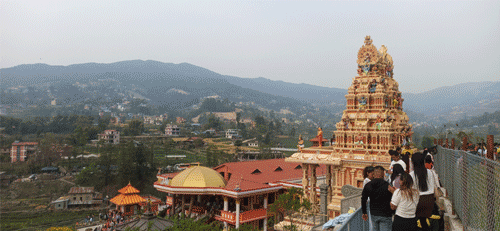 Pancha Mahalaxmi Temple from above