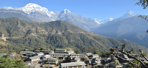 Beautiful Ghandruk Village